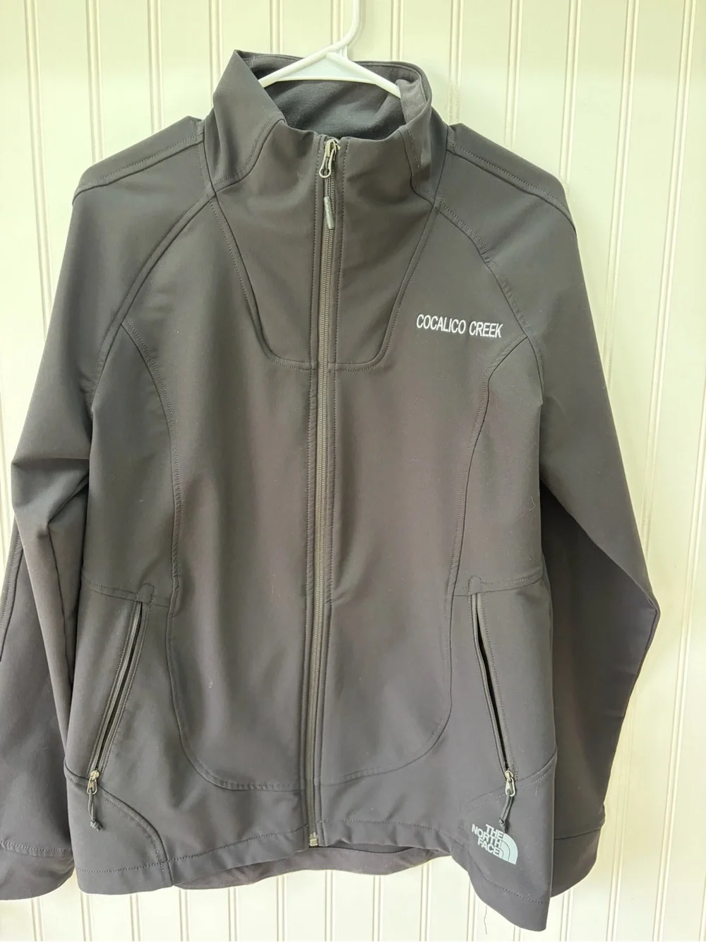 The North Face Black Softshell full zip Performance Jacket